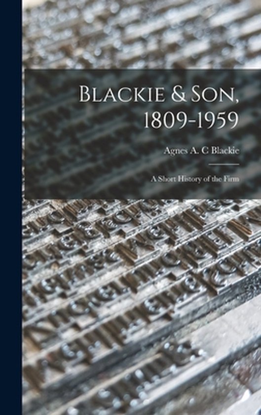 Blackie & Son, 1809-1959 - cover