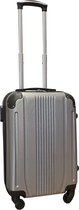 Travelerz handbagage koffer met wielen 39 liter - lichtgewicht - cijferslot - zilver (168)