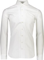 Profuomo Overhemd Wit Getailleerd - Maat EU43 - Mannen - Never out of stock Collectie - Katoen