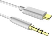 Hozard® USB C naar 3.5mm Jack Kabel 1.2 Meter Wit