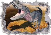 Muursticker Dinosaurus - T-rex - in de Valley - (85 x 60cm)
