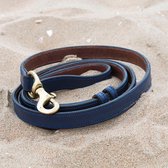Ibizi Dogs Hondenriem Leer Klassiek Blauw