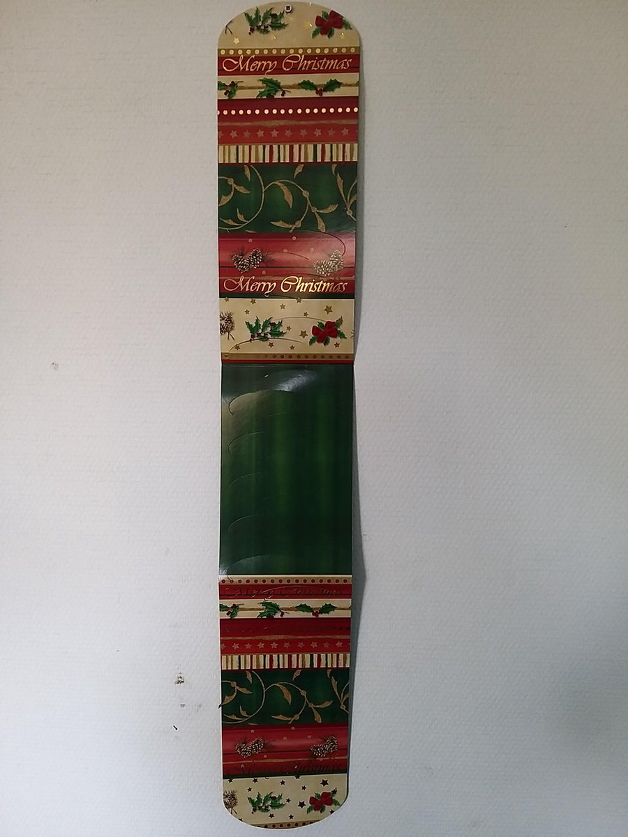 Kerstkaartenhouder voor 30 kaarten 15x95 cm bol