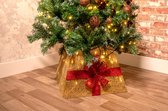 Grundig Kerstboomrok - met Kerstverlichting: 40x LED - Opvouwbaar - 45 x 45 x 27,5 Cm