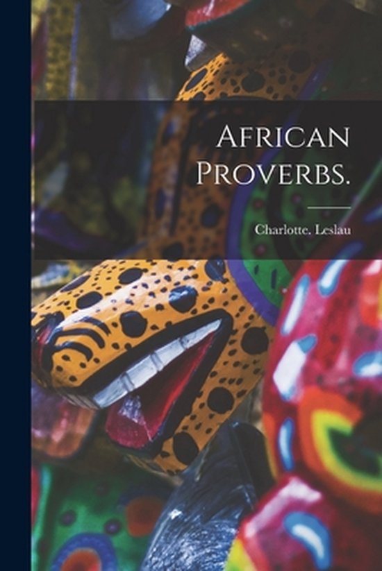 African Proverbs. - cover