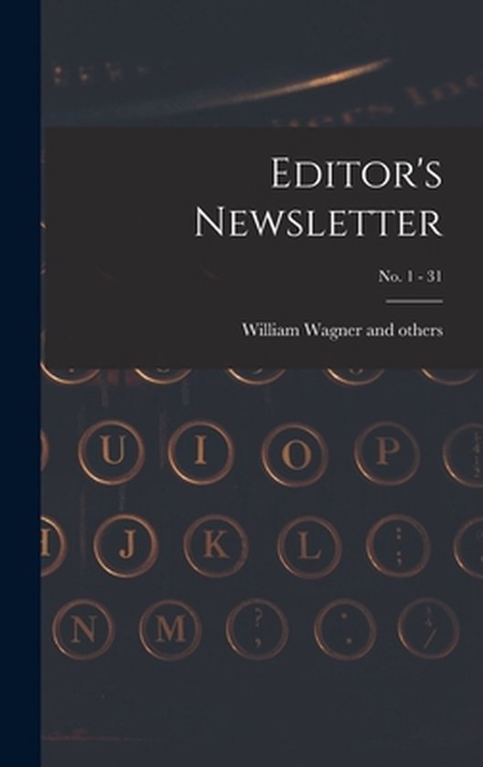 Editor's Newsletter; No. 1 - 31 - cover