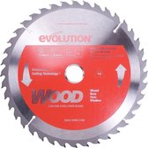 EVOLUTION - Evolution EVO 230mm zaagblad voor hout - 230 X 25.4 X 2.4 MM - 40 T