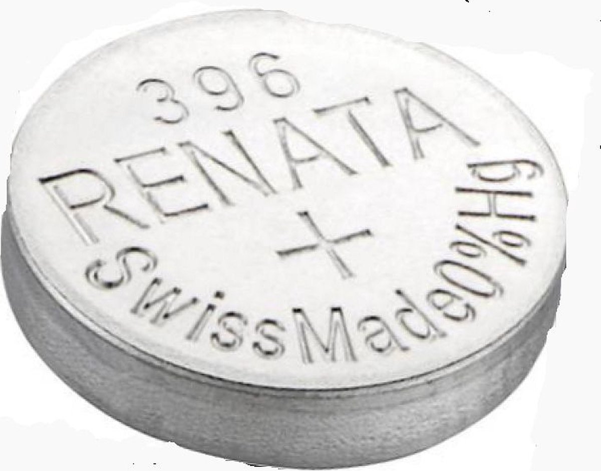 Renata 396 / SR726W zilveroxide knoopcel horlogebatterij 2 stuks