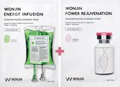 Wonjin Power Rejuvenation (1) + Wonjin Energy Supplement (1) - K Beauty Gezichtsmasker Set voor Alle Huidtypen - Skin Boost - Vocht - Hydratatie - Gezichtsverzorging Korean Skincar