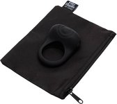 Sensation Rechargeable Vibrating Love Ring - Black - Cock Rings