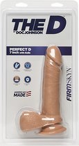 Perfect D - 7 Inch with Balls - Firmskyn - Flesh - Realistic Dildos