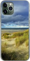 Geschikt voor iPhone 11 Pro hoesje - Noordzee - Vlieland - Duinen - Siliconen Telefoonhoesje