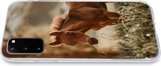 Coque Samsung Galaxy S20 - Cheval - Lumière - Prairie - Coque de téléphone en Siliconen