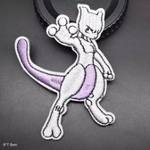 Mewtwo strijk embleem - pokemon patch - patches - stof & strijk applicatie