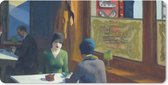 Bureauonderlegger - Chop suey - Edward Hopper - 60x30 - Muismat