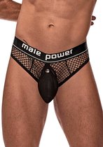 Cock Ring Thong - Black - S/M - Maat S/M