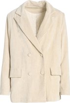 Cassis - Female - Blazer met geribd effect  - Beige