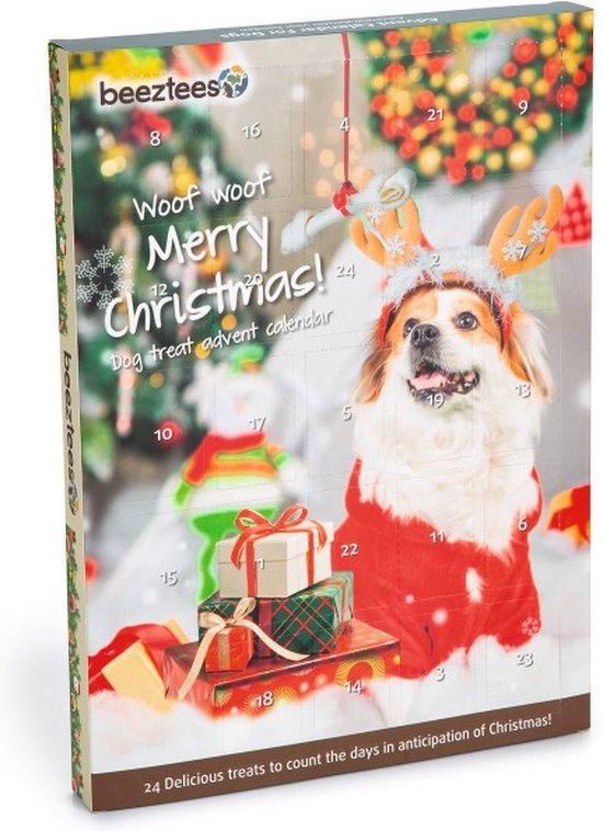 Beeztees Kerst adventskalender met hondensnacks