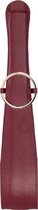 Ouch Halo - Belt Flogger - Burgundy - Bondage Toys