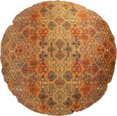 SusaStyle vloerkussen Solh – rond 90cm – uniek Perzisch design - zijdezacht