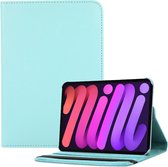 FONU 360 Boekmodel Hoes iPad Mini 6 2021 - 8.3 inch - Lichtblauw - Draaibaar