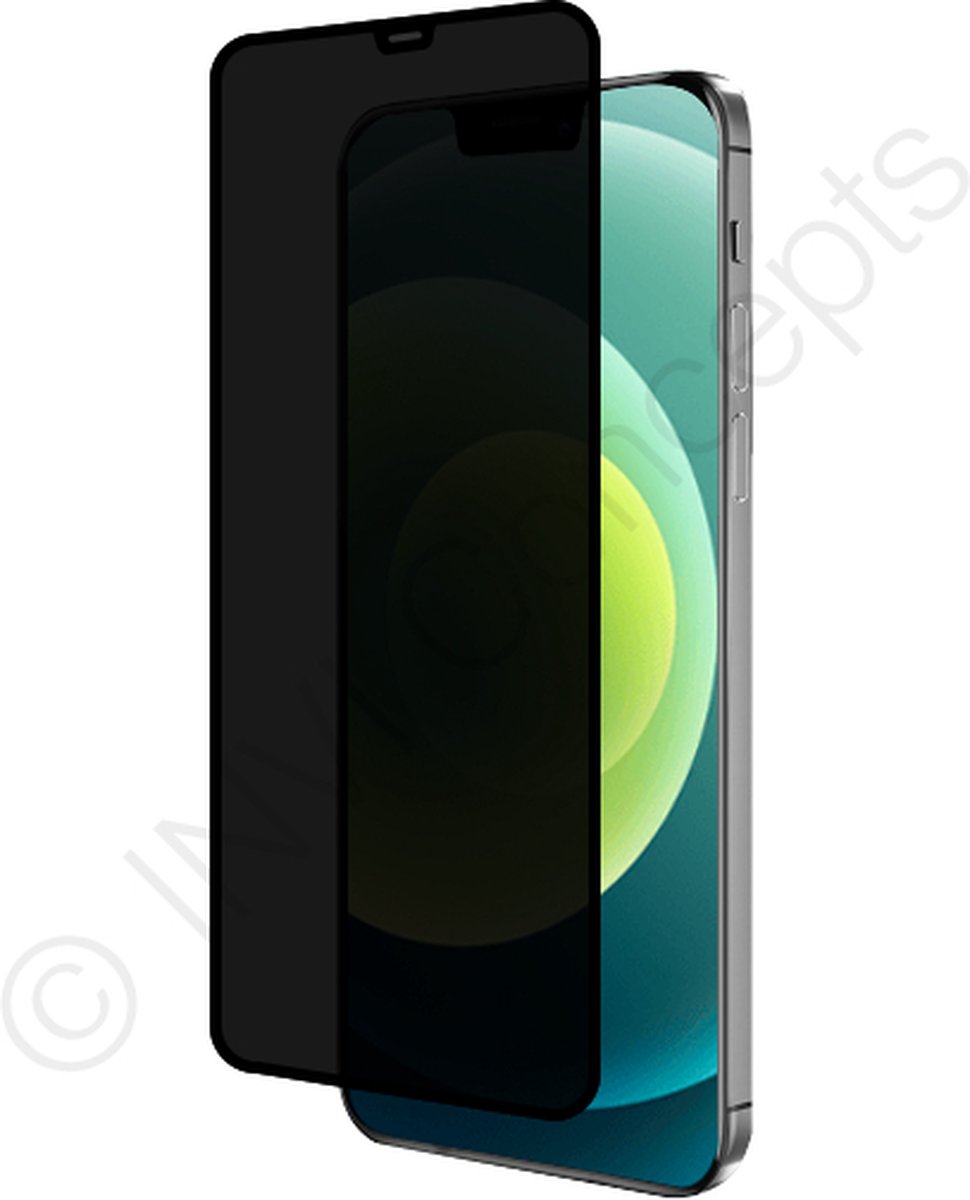 *PREMIUM* Privacy screen protector iPhone 13 Mini // Super transparent, 9H Hardness Japanese anti-spy tempered glass, anti-fingerprint oil, anti-shatter, electrocplated fingerprint, sensitive touch, anti-spy privacy
