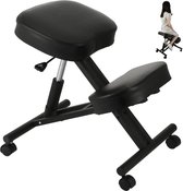 Vevor Verstelbare Kniestoel | Ergonomische Stoel | Werkstoel | Verstelbare Bureaustoel | Zwart