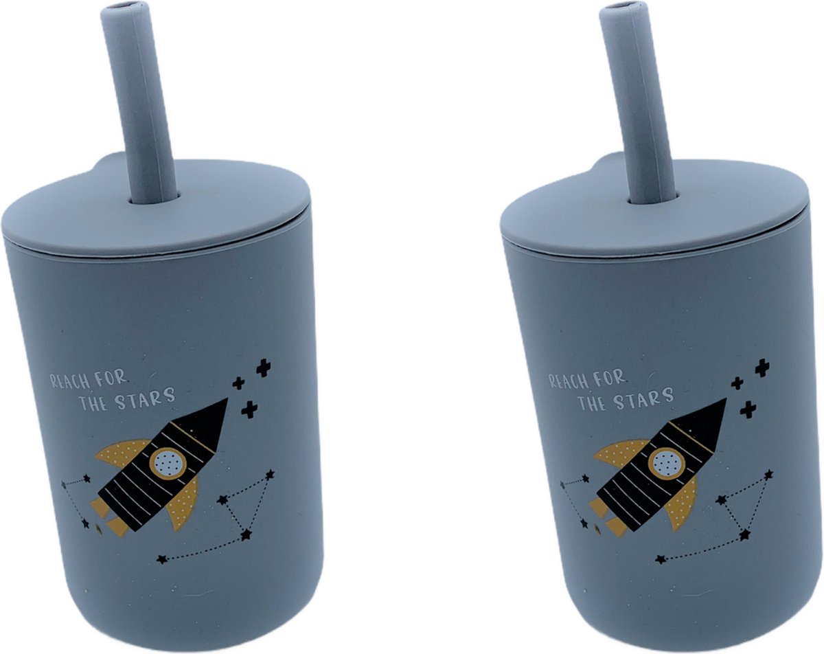 Goedkoopste Lonnie Bekertjes - Raket - Beker - Rietjes