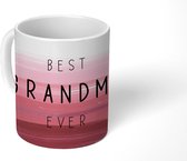 Mok - Koffiemok - Best grandma ever - Quotes - Oma - Spreuken - Mokken - 350 ML - Beker - Koffiemokken - Theemok - Mok met tekst