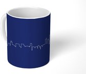 Mok - Skyline - Chicago - Blauw - 350 ML - Beker