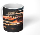 Mok - Verlaten klassieke auto - 350 ML - Beker