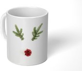 Mok - Koffiemok - Kerstversiering - Winter - Rendier - Mokken - 350 ML - Beker - Koffiemokken - Theemok