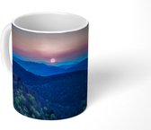 Mok - Zonsondergang bij Blue Ridge Parkway in de Verenigde Staten - 350 ML - Beker