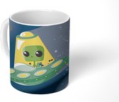 Mok - tekening - Kinderen - Ufo - 350 ML - Beker