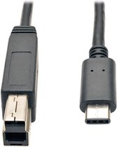 Tripp Lite U422-003-G2 câble USB 0,9 m USB 3.2 Gen 2 (3.1 Gen 2) USB C USB B Noir