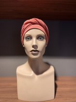 Chemo Muts Dames | Tulband Cap | Warm Roze