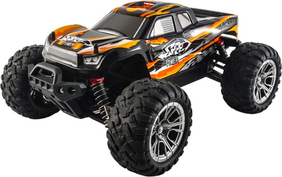 Trendtrading Power Car Bestuurbare Auto - 36 RC Auto - 4x4 aandrijving - Oranje | bol.com