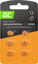 GREEN CELL 13 P13 PR48 ZL2 ZincAir Gehoorapparaat batterijen (100 Blisters x6 - 600 stuks)