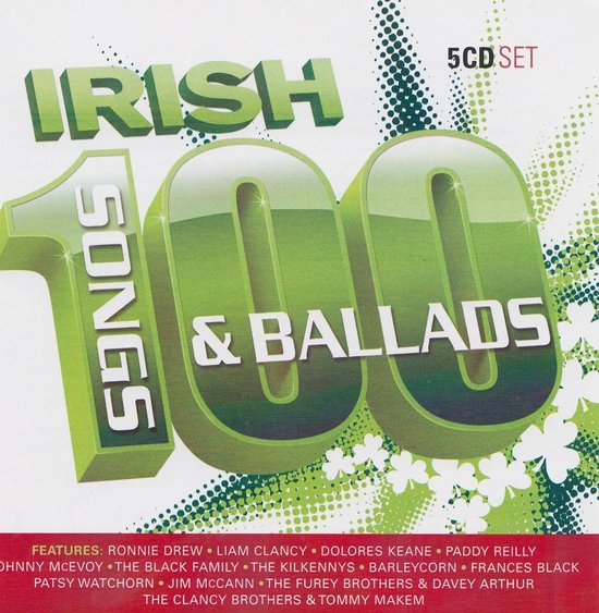 Various Artists 100 Greatest Irish Ballads And Song (5 CD), various