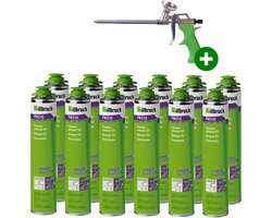 Illbruck PUR Super Set - Mousse PU FM310 (12pcs) - avec pistolet