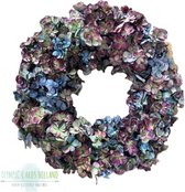 OCH krans dry hortensia pappilon