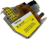 Inktplace Huismerk LC3211 / LC3213 Inkt cartridge Yellow / Geel geschikt voor Brother