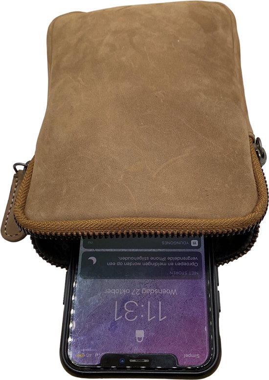 SH Leder Vera G368 Women's Multifunctional Shoulder Bag, Genuine