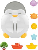 Eco Toys Penguin Badspeeltjeshouder incl. 7 Speeltjes HC495317
