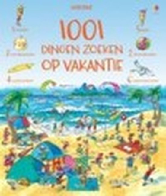 Cover van het boek '1001 dingen zoeken op vakantie' van Hazel Maskell