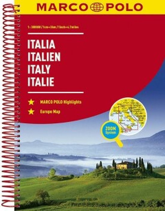 Italy Marco Polo Road Atlas - cover