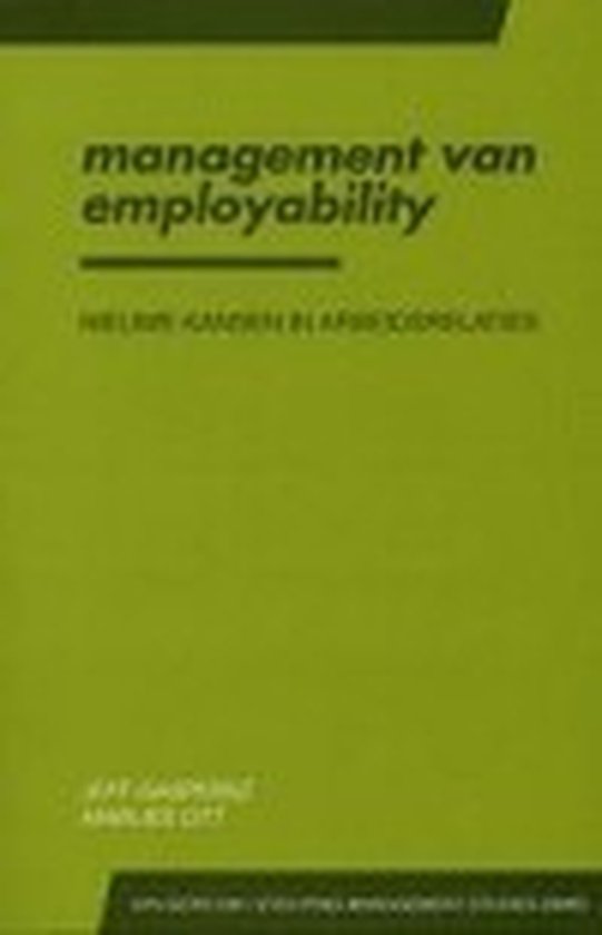 Cover van het boek 'Management van employability' van Jeff Gaspersz en Marlies Ott