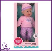 Dolly Star babypop Sophie 40cm - Sinterklaas, Kerst, Pop, Speelgoed, 18 maanden
