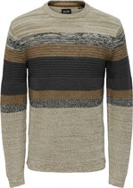 Only & Sons Lazlo Life Trui - Mannen - beige - bruin