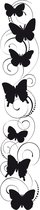 Darice Embossing Folder - Embossing Sjabloon - Rand Vlinders - 3,5 x 14,5 cm